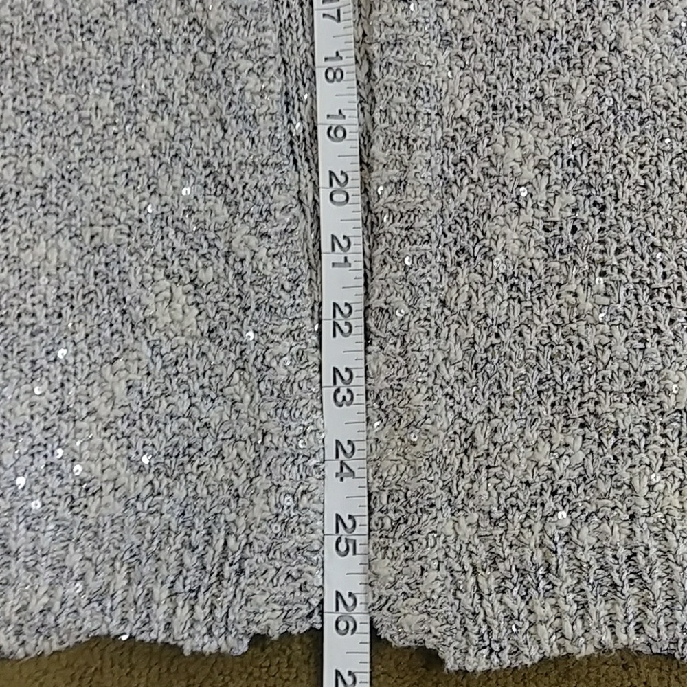 3 for $15 - Sz S Neutral, Sparkly Cardigan - Picture 7 of 7